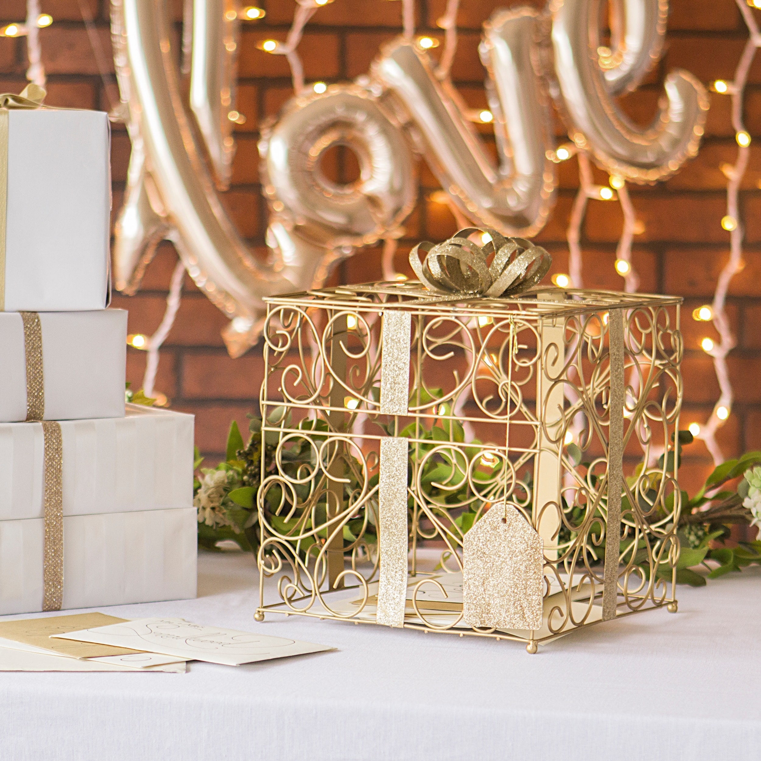 Cathys Concepts 1943G Gold Reception Gift Card Holder