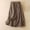 Khaki, variant on SHIXIAOO Women's Casual Half Skirt a Line Skirt Summer Medium Length Elastic Waist Large Skirt Ladies Denim Skirts below Knee Length Skirt Size 16