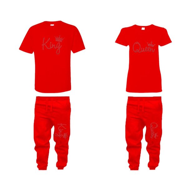 king and queen jogger sets