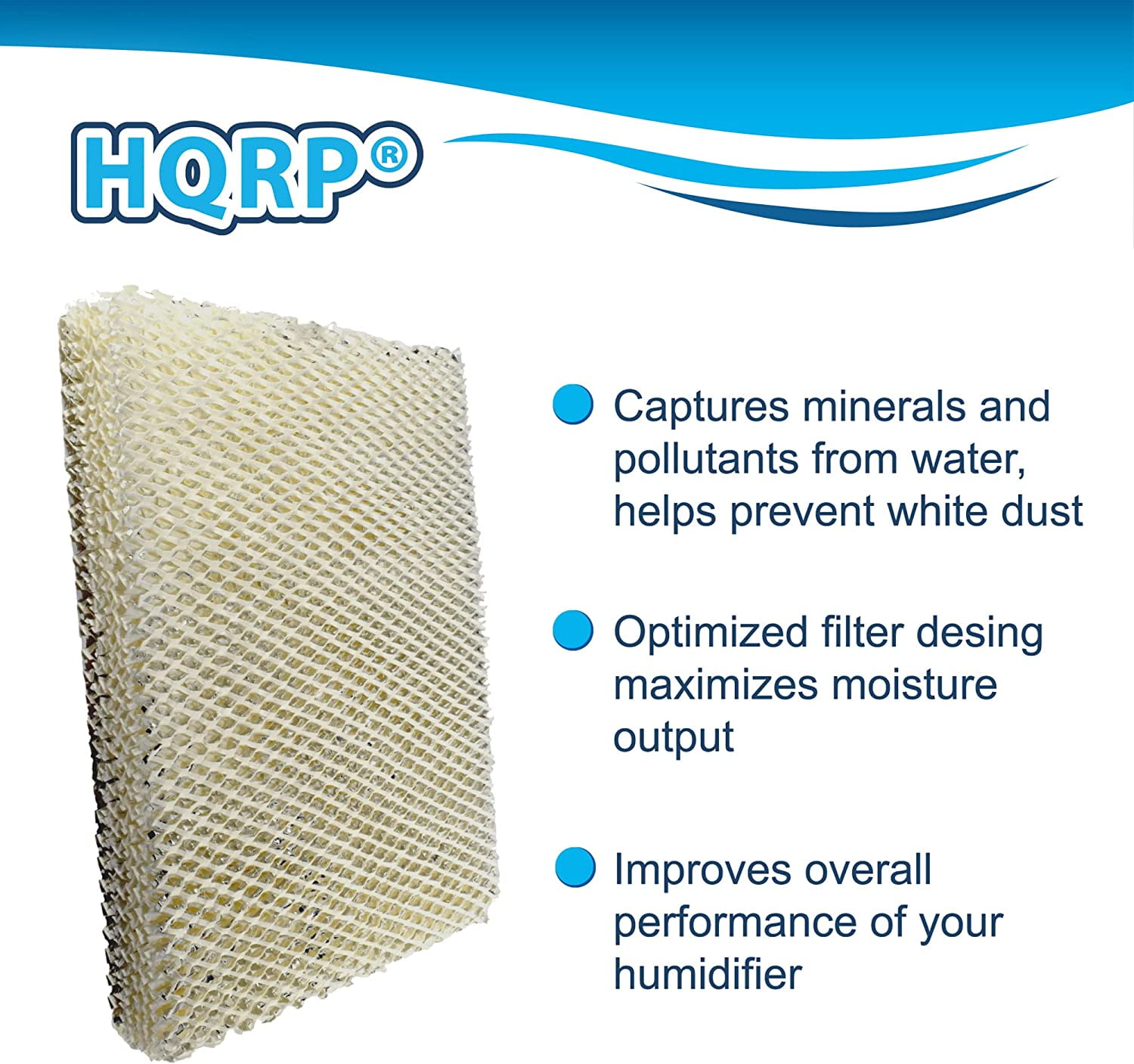 HQRP 2-Pack Water Filter Compatible with Aprilaire 45 fits 400 / 400A / 400M Humidifiers
