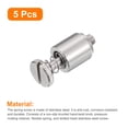 thumbnail image 3 of Lot de 5 Vis à Ressort M4x0.7x11.1mm, Vis à Ressort à Tête Moletée PFC2, 3 of 5