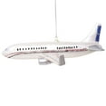 thumbnail image 5 of Airplane Glass Christmas Ornament, 5 of 6