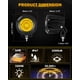 thumbnail image 5 of Faros Antiniebla Auxbeam LED Redondos Amarillos de 3.5 Pulgadas y 50W para Offroad, 5 of 8