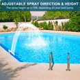 thumbnail image 5 of Fuente de estanque con rociador de cascada para piscina, rociador de piscina ajustable Fuente de piscina sobre el suelo Accesorios de enfriamiento de piscina Enfriador de piscina Decoración, 5 of 5