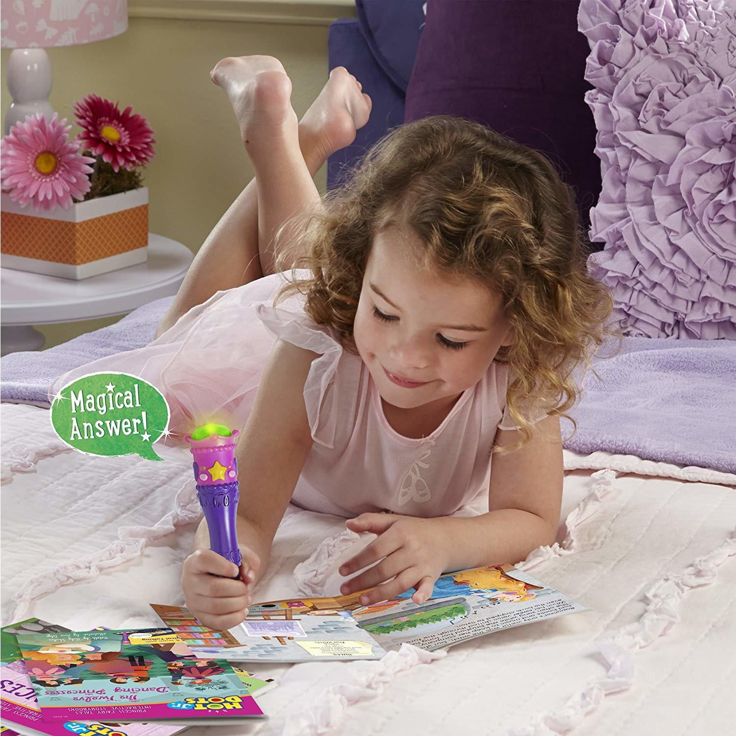 Educational Insights Hot Dots Jr Princess Fairy Tales - Interactive Storybook Set with Electronic Pen, Preschool Workbook, Toddlers Ages 3 and up