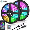 thumbnail image 2 of Tira de LED 1M-30M 5050 RGB Bluetooth USB infrarrojo Control remoto luz Flexible con diodo DC5V retroiluminación de TV adecuado para el hogar Tan Jianjun unisex, 2 of 2