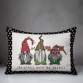 thumbnail image 3 of Creative Products Christmas Is Coming Gnomes 20 x 14 Spun Poly Pillow, 3 of 3