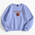 thumbnail image 2 of CNKOO Women‘s Loose Pullover  Pumpkin Letter Print Long Sleeve Sweatshirt, 2 of 3
