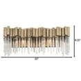 thumbnail image 3 of 309B02MBFG-Varaluz Lighting-Matrix - Two Light Bath Vanity-Matte Black/French Gold Finish, 3 of 7