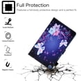 thumbnail image 2 of Allytech Flip Case for Samsung Galaxy Tab A7 Lite 8.4 inch SM-T220/T225 2021 Released, Premium PU Leather Scratch-Free Kickstand Card Slots Case for Galaxy Tab A7 Lite 2021(SM-T220), Purple Butterfly, 2 of 5