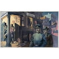thumbnail image 3 of Udo Keppler 18x13 Black Modern Framed Museum Art Print Titled - There's a New Captain in the District (1913), 3 of 5