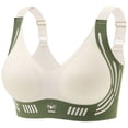 thumbnail image 4 of Brasieres de Mujer Sujetador de Mujer con Hebilla Frontal y Borde de Encaje sin Aro de Acero, Ajuste sin Costuras, Ideal para Yoga y Dormir, Talla Grande Extra Grande, 4 of 4