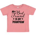 thumbnail image 3 of Inktastic My Best Friend is My Pawpaw with Hearts Boys or Girls Baby T-Shirt, 3 of 5