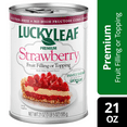thumbnail image 2 of (4 pack) Lucky Leaf Premium Strawberry Fruit Filling and Topping, 21 oz Can, 2 of 14