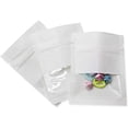 thumbnail image 1 of MITOB Pack 100Pcs Kraft Paper Window Packets for Zip Food Storage Lock Coffee Packing Bags Zipper Lock Cookies Coffee Beans Storage Bags (White, 7x9cm (2.8x3.5 inch)), 1 of 4