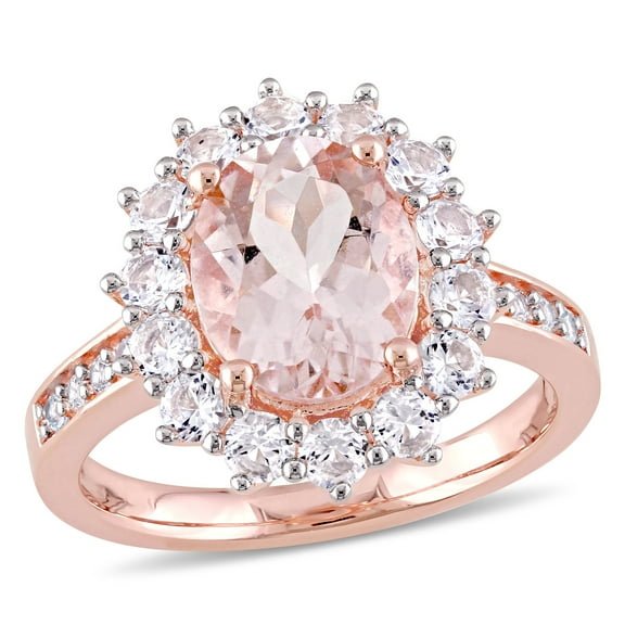 Everly Women's Morganite Rose Gold Plated Ring