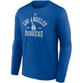 thumbnail image 2 of Men's Majestic Royal Los Angeles Dodgers High Praise Long Sleeve T-Shirt, 2 of 3