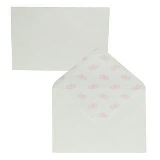 Desktop Publishing Supplies 5x7 Envelopes - 45 Pack - Thick A7 Size (5.25 x  7.25 inch) with Bright White Vellum Finish - For Mailing Greeting Cards