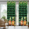 thumbnail image 5 of Outdoor Curtains for Patio Waterproof, St. Patrick's Day Outdoor Privacy Panels Grommet, Lucky Shamrocks Harp Beer Farmhouse Plaid Blackout Outside Curtains for Porch/Cabana 54"x95", 1 Panel, 5 of 8