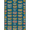 Teal Blue Mustard Coral, Pattern 2, variant on ODIKA Fish Fishing Vintage Lure Trout Tackle Border Bathroom Doormat for Playroom, Bedroom, Reading Nook, Pet Friendly & Kids Safe Play