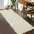 thumbnail image 3 of Garvee 2'x6' Runner Rugs Ultra Soft Area Rug, Washable Fluffy Area Rug Non Slip Rug for Hallway Kitchen Entryway, Off-White, 3 of 9