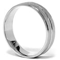 thumbnail image 3 of Pompeii Mens 14K White Gold Hammered Comfort Wedding Band Ring (,), 3 of 3