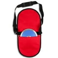 thumbnail image 2 of Cannon Sports Carrying Bag for Discus and Shot Put – Large Dual Pocket Bag with Adjustable Strap - Fits Discus and Shot Put - Track and Field Bag (Red), 2 of 3