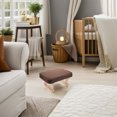 thumbnail image 4 of LIFKOME Small Bench Coffee Wood Vanity Bench for Home Furniture Bedroom Living Room 1Set, 4 of 6