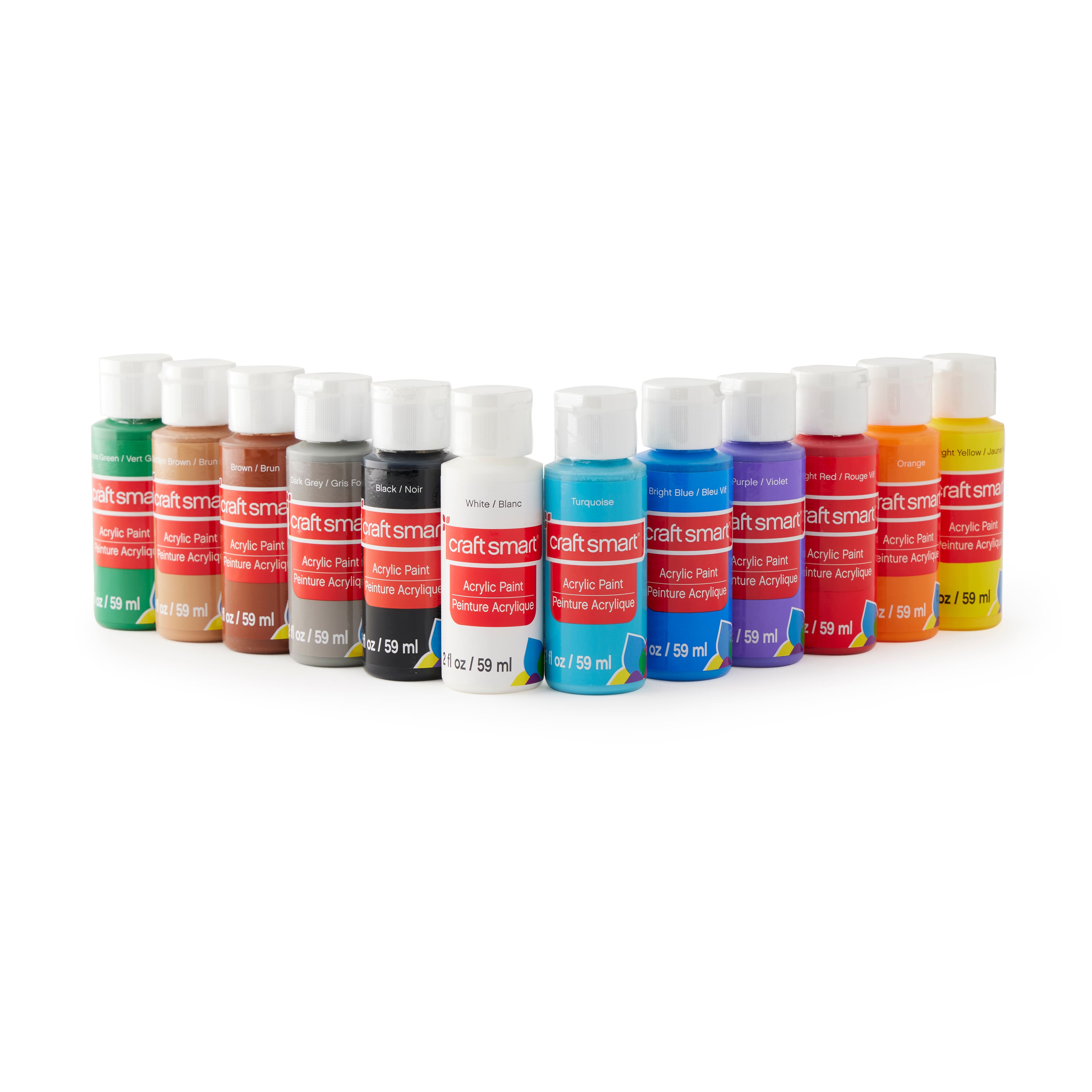 Craft Smart Acrylic Paint Value Pack, 12 Packs: 12 ct. (144 total)