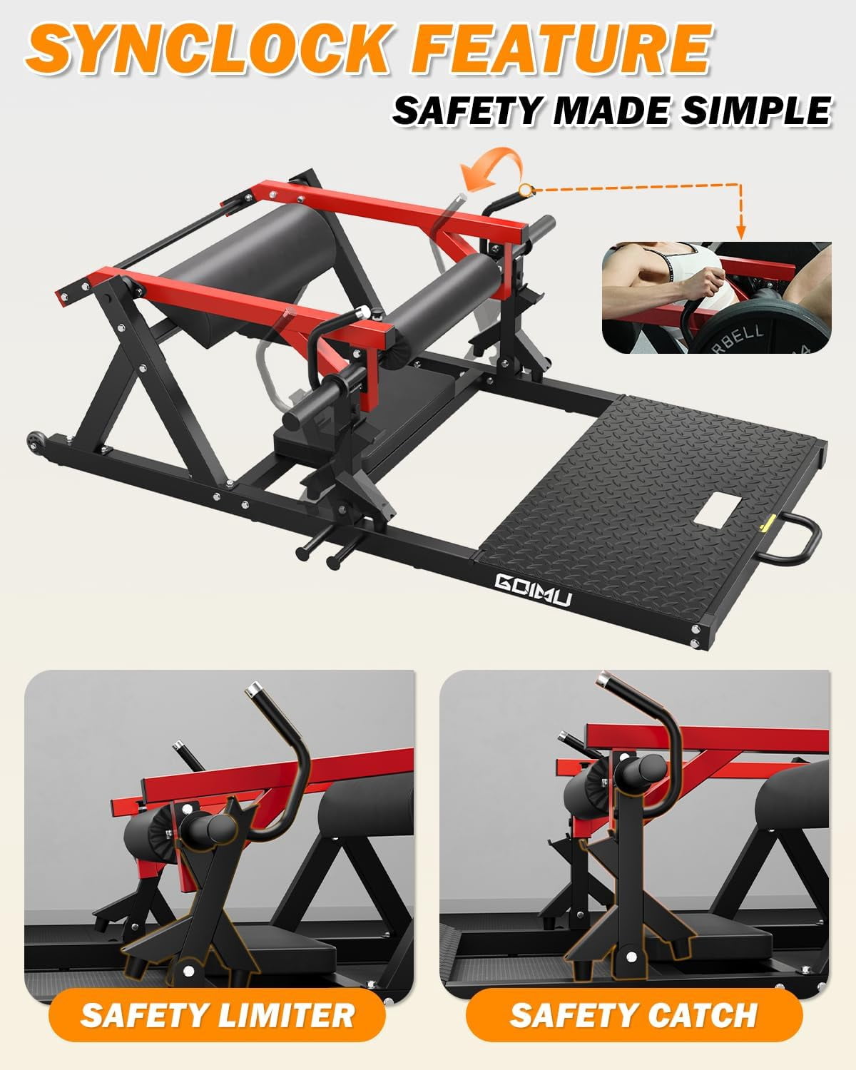 Hip Thrust Machine, 800LBS Plate-Loaded Glute Drive Band Peg, Heavy Duty Glute Bridge Machine with Weight Holder for Home Gym, Home Workout Equipment for Glute Muscles Building