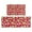 Red Christmas Decoration, variant on Red and Black Christmas Plaid Pattern Kitchen Rugs Sets Of 2,Anti Fatigue Kitchen Mat Rugs Non Slip Washable,Decorative Kitchen Floor Mats for Kitchen,Sink,Laundry,17"x30"+17"x47"