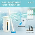 thumbnail image 3 of Disposable Toilet Brush, Bowl Cleaning System with 24 Count Wand Refill, Clean Brush Starter Kit 1 Wand, Storage Caddy and Fragrant Tablet (1 + 24), 3 of 4