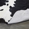 thumbnail image 4 of Natural Geo Brown/Black/White Cowhide Area Rug 5' x 5', 4 of 4