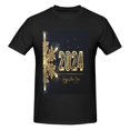 thumbnail image 4 of Bingfone Happy New Year 2024 (5) Men'S Loose Fit Short-Sleeve Pocket T-Shirt, 4 of 7