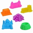 thumbnail image 3 of Juego de 6 moldes tipo castillo de Beach Sand Toys HUOGUO para niños, 3 of 4