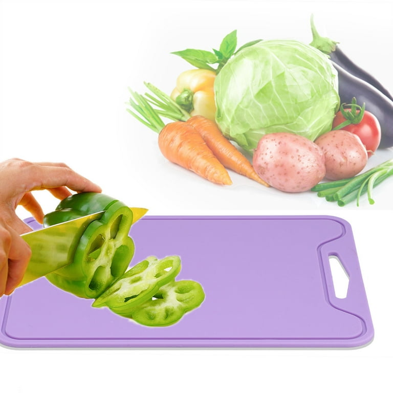 Bestonzon Silicone Cutting Board Portable Foldable Outdoor Soft Cutting Board Home Supplies, Size: 11.65in×8.58in×0.17in
