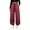 Red, variant on Qingpeng Boys Girls Sweatpants Elastic Waist Side Pockets Drawstring Cuffed Casual Athletic Long Pants for Kids