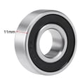 thumbnail image 3 of 6202-2RS Ball Bearing 15x35x11mm Double Sealed Chrome Steel Bearing 2Pcs, 3 of 4