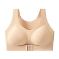thumbnail image 2 of Xdegoge Front Closure Sports Bras for Women No Underwire Full Coverage Seamless Workout Bra Breathable Activewear Yoga Gym Bralettes, 2 of 7