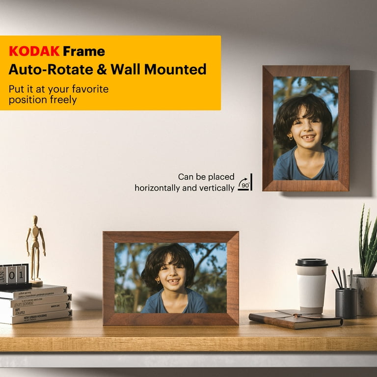 Kodak 10-inch WIFI Digital Picture Frame with 32GB Storage, IPS Touch Screen, Gift for Loved One – Wood Kodak 10-inch WIFI Digital Picture Frame with 32GB Storage, IPS Touch Screen, Gift for Loved One – Wood