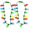 thumbnail image 2 of HESHENG Christmas Light up Necklace, 40'' Christmas Party Favor Accessory Ornament for Kids and Adults, Xmas Gift, 2 of 8