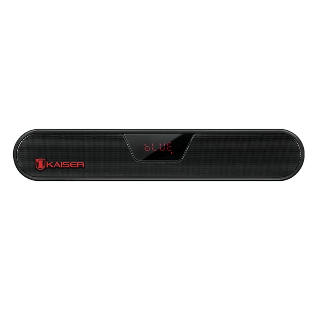 Bocina Tipo Barra Bluetooth Kaiser KSW-3000-2 Potencia de salida de 10W con Luz LED