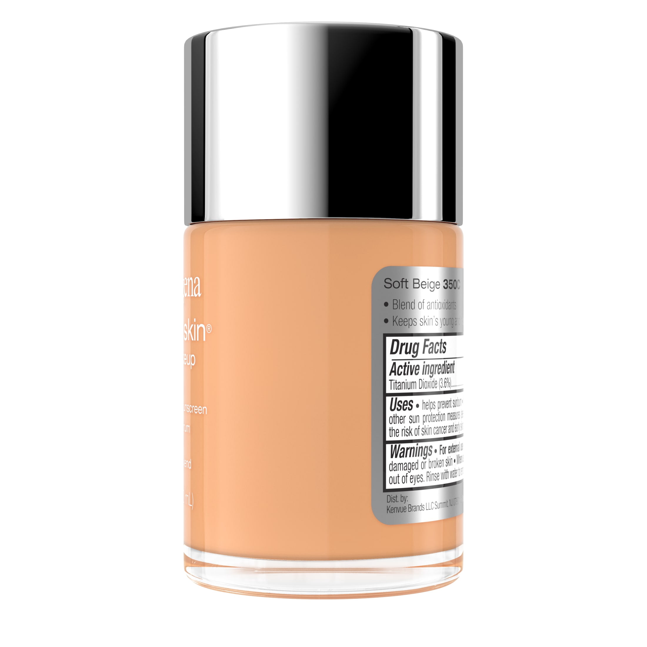 (2 pack) Neutrogena Healthy Skin Liquid Makeup, Soft Beige 350C, 1 fl. oz