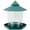 Green, variant on Panorama Wild Bird Feeder Squirrel Proof Hexagon Shaped with Roof Hanging Feeder Outdoor Yard Decoration, Bronze