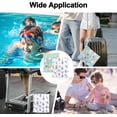 thumbnail image 6 of HAIJSEVR 2 Pack Waterproof Wet Bag, Cloth Diaper Wet Dry Bags with Zipper, Washable Travel Bags for Stroller Daycare Baby Diapers Yoga Gym Beach Pool Wet Toddler Swimsuits, 6 of 7