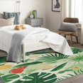 thumbnail image 3 of Tropical Plants Rug, Grapefruit Lemon Area Rug 4x5, Palm Tree Leaf Rugs for Bedroom, Rugs Low Pile Washable Stain Resistant Easy Clean for Dining Room, Living Room Soft Carpet Decor Xsu&-195, 3 of 7