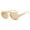 Beige, variant on Classic Round Retro Sunglasses for Women and Men with Large Frame Protective Eyewear Gold