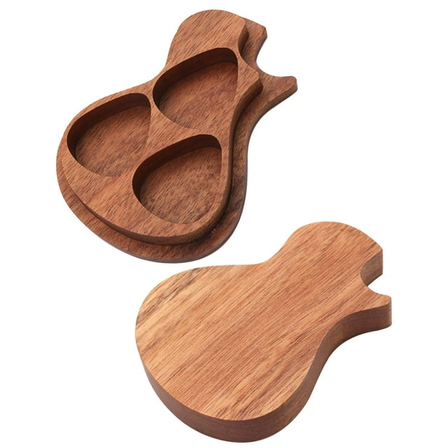Bunblic Mini Plectrum Container Guitar Pick Box Holder Portable Musical Supplies Carrying Organizer Storage Case Bass Acoustic Guitar