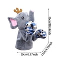 thumbnail image 3 of Hand Puppets for Kids,Animal Sound Boxing Gloves Hand Puppets,Interactive Punching Game,Parent-Child Early Learning Toy with Fun Sounds (Elephant), 3 of 4