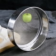 thumbnail image 2 of 15cm Fine Stainless Steel Round Flour Sieve 60 Mesh Strainer Colander Sifter Advanced Kitchen Cake Baking Tools(Silver), 2 of 8